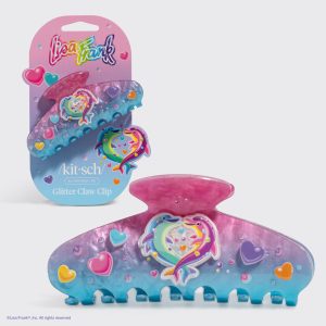 Lisa Frank x Kitsch Glitter Claw Clip in Dancing Dolphins