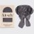 Charcoal Oversized Satin Bonnet