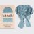 Haze Blue Oversized Satin Bonnet